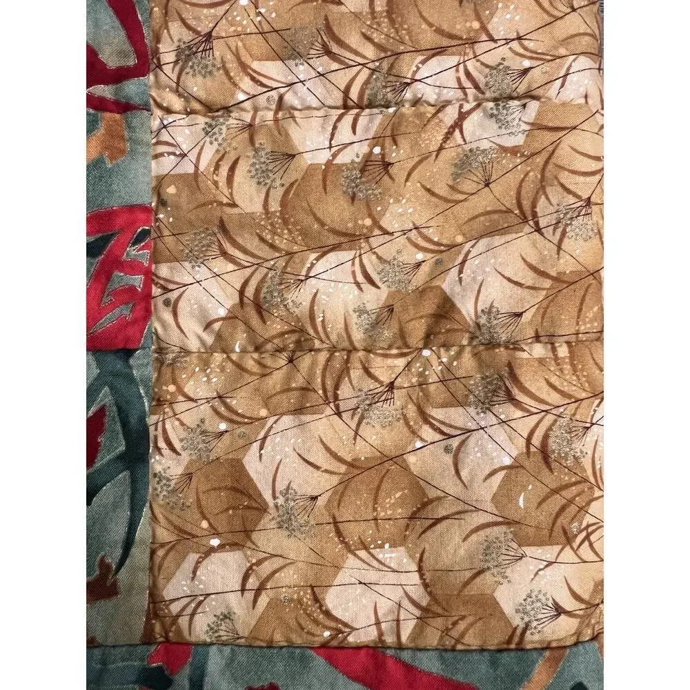 Vintage Rare Handmade Quilted Japanese/Asia Geisha Tapestry/Throw Oriental Decor